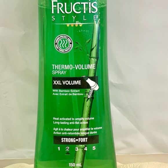 GARNIER Fructis Thermo Volume Spray XXL Strong 2 with Bamboo Extract 150ml RARE - Picture 2 of 2